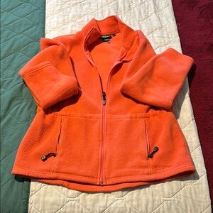 Bright Orange Fleece Jacket